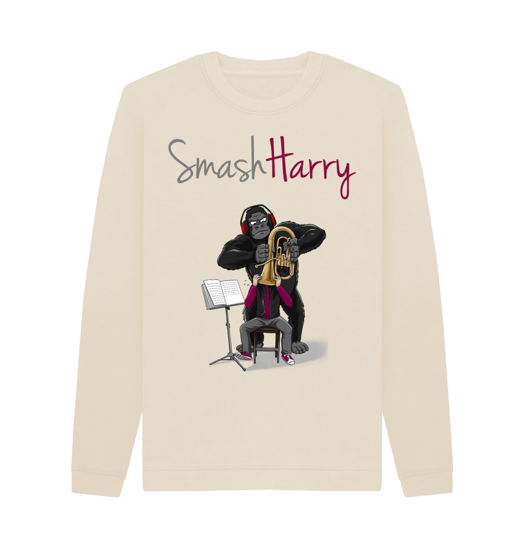 Oat Printed Sweater Front