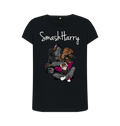 Black Printed T-shirt Front