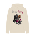 Oat Printed Hoody Front