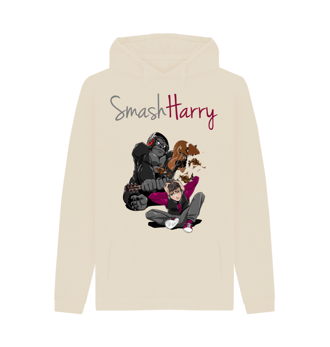 Oat Printed Hoody Front