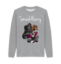 Light Heather Printed Sweater Front