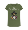 Khaki Printed T-shirt Front