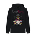 Black SmashHarry Men's Organic Pullover Hoodie | Drums