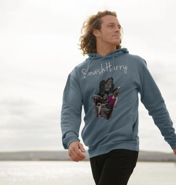 SmashHarry Men's Organic Pullover Hoodie — Piano