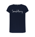 Navy Blue Printed T-shirt Front