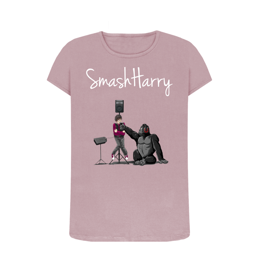 Mauve Printed T-shirt Front