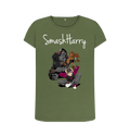 Khaki Printed T-shirt Front