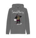 Slate Grey Printed Hoody Front